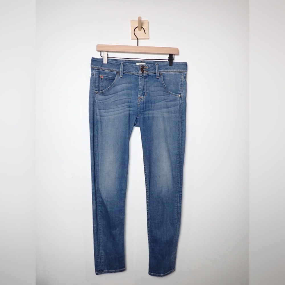 Hudson Jeans Women's Size 28 Colin Flap Skinny Stretch Medium Wash Denim